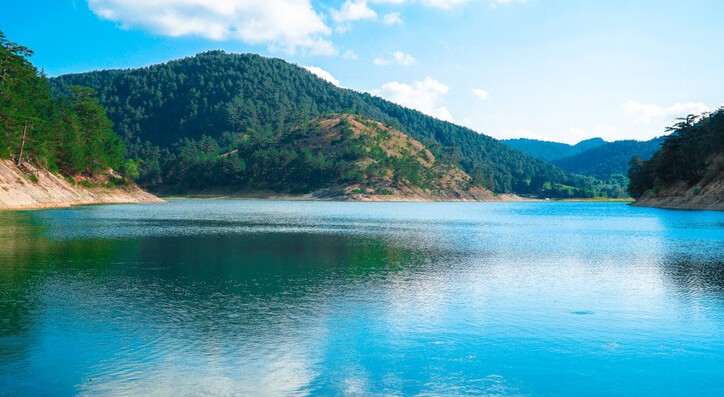 Lake after